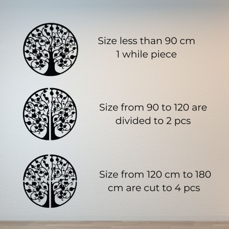 Wall painting tree of life unity and growth - TERAMASU