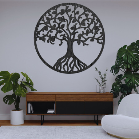 Carved wall painting tree of life - NIRVANA Carved wall painting tree of life - NIRVANA