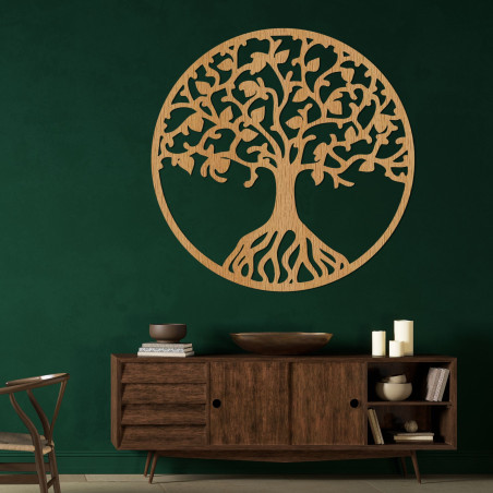 Elegant wooden wall decoration tree of life - ETERNA
