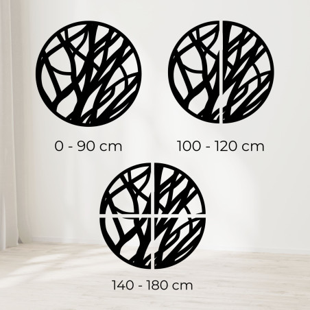 Wooden wall picture circle - FLORIN