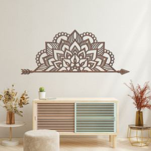 Mandala on the wall made of wood - ARONV 2