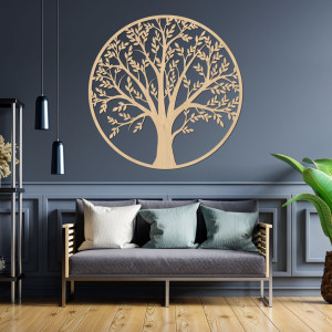 Wooden wall picture tree of life - LIGNUM 2