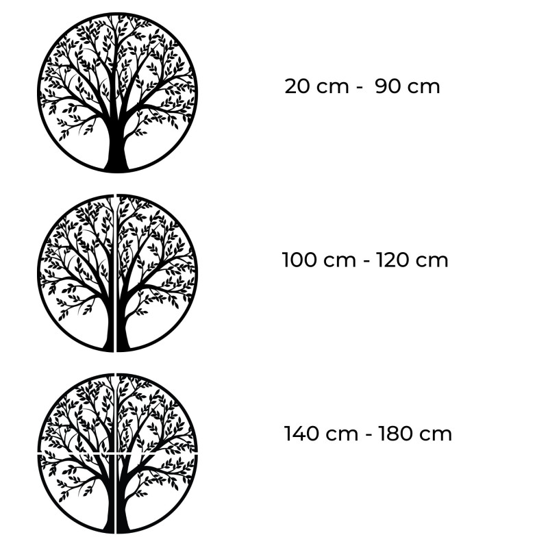 Wooden wall picture tree of life - LIGNUM