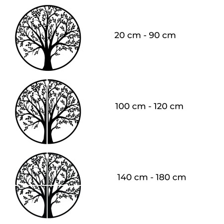 Detailed Wooden Tree of Life Wall Art - Modern Farmhouse Decor - FORTIS