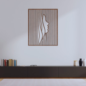 Designer wooden decoration face illusion - FACIEI 2