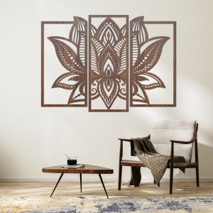 Multi-piece wall decoration Lotus flower - FLORIDUS 2