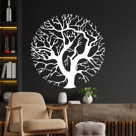 Wooden painting Tree of Life - a symbol of harmony and family Wooden painting Tree of Life - a symbol of harmony and family