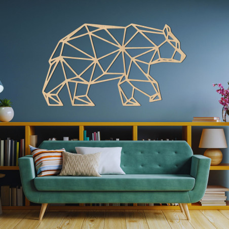 Carved wall decoration bear - ARCTOS Carved wall decoration bear - ARCTOS