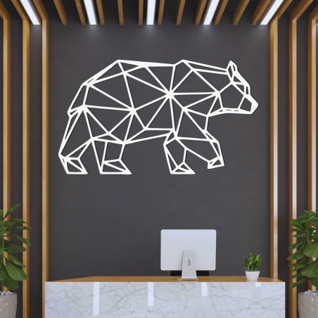 Carved wall decoration bear - ARCTOS