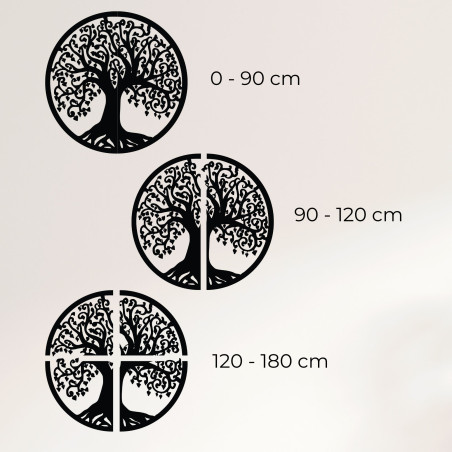 Carved wooden wall decor tree of life - ARBOR