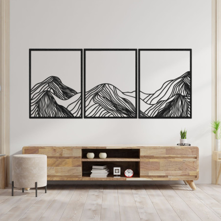 Mountains elegant wooden decoration - MAUTANIS