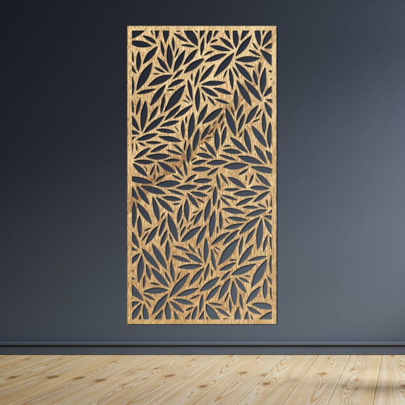 Wooden plywood wall picture Poplar Autumn