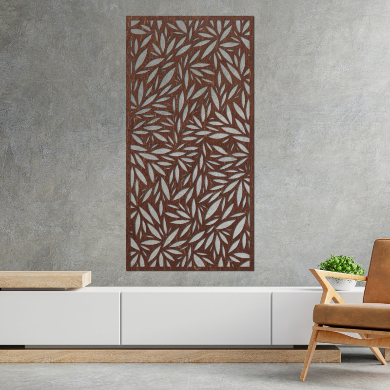 Wooden plywood wall picture Poplar Autumn