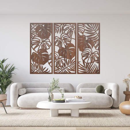 Tropical leaves monstera and fern - LIBOGA