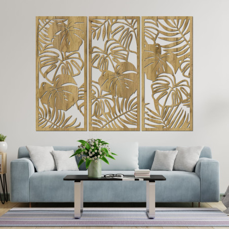 Tropical leaves monstera and fern - LIBOGA