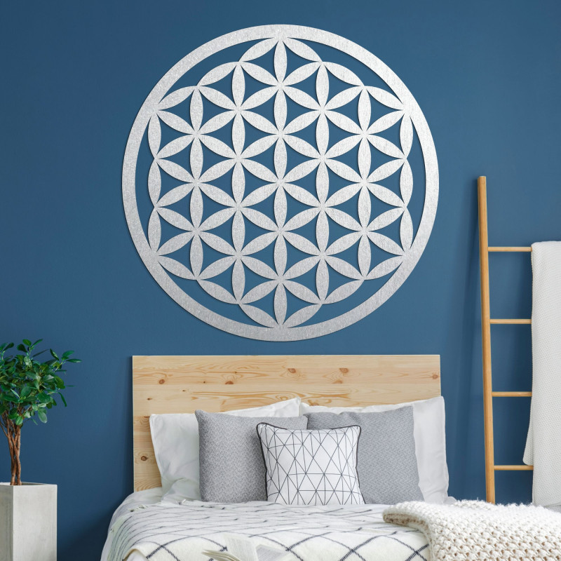 Wooden wall decoration mandala flower of life - VITAE