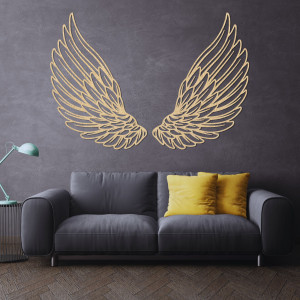 Wooden wall decoration angel wings - ANGELIC 2