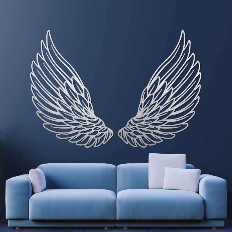 Wooden wall decoration angel wings - ANGELIC