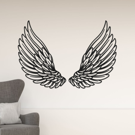 Wooden wall decoration angel wings - DIVINUS