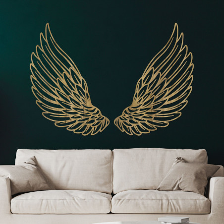 Wooden wall decoration angel wings - DIVINUS