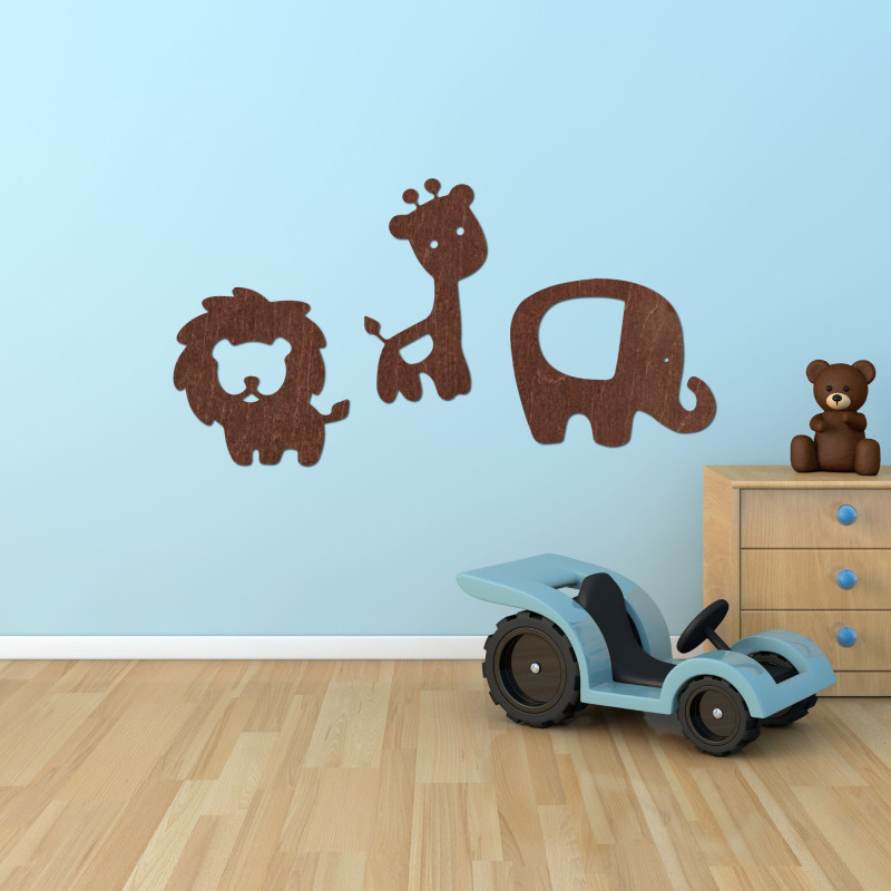 Wooden animals for the room - ZOOTRO