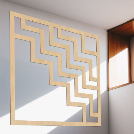 Geometric wall decoration square - SUQARE