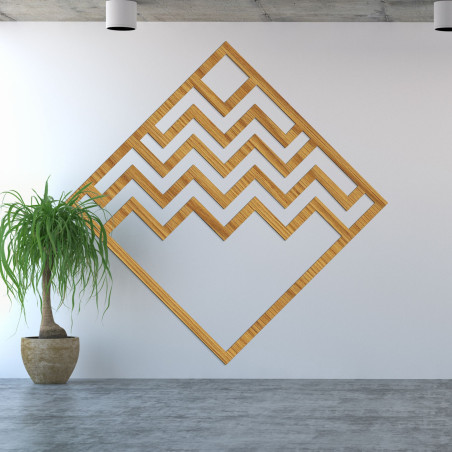 Geometric wall decoration square - SUQARE