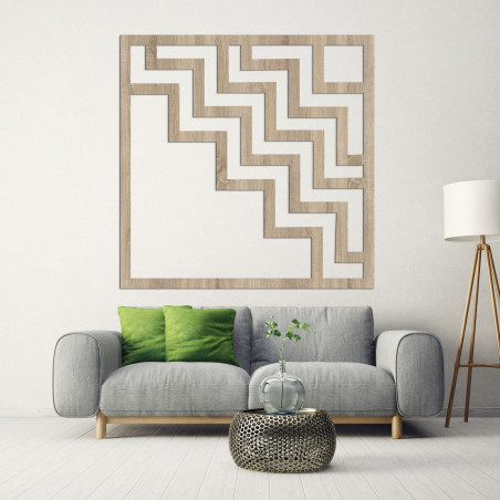 Geometric wall decoration square - SUQARE