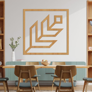 Geometric wall decoration square - SKAUKA