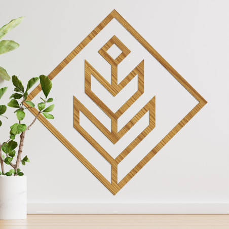 Geometric wall decoration square - SKAUKA