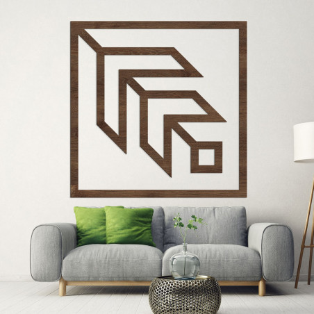 Geometric wall decoration square - SKAUKA