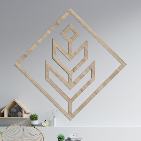 Geometric wall decoration square - SKAUKA