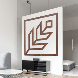 Geometric wall decoration square - SKAUKA 2
