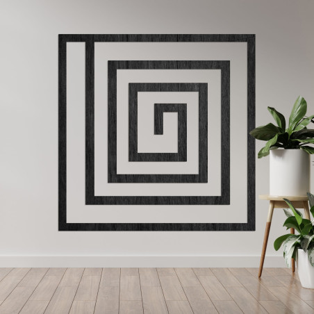 Wooden decoration spiral - SQUARIL