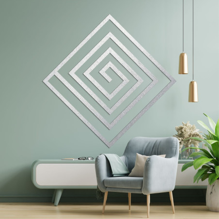 Wooden decoration spiral - SQUARIL