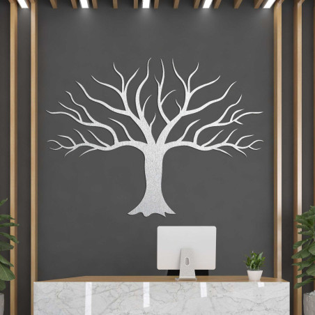 Wooden decoration wall painting of tree branches