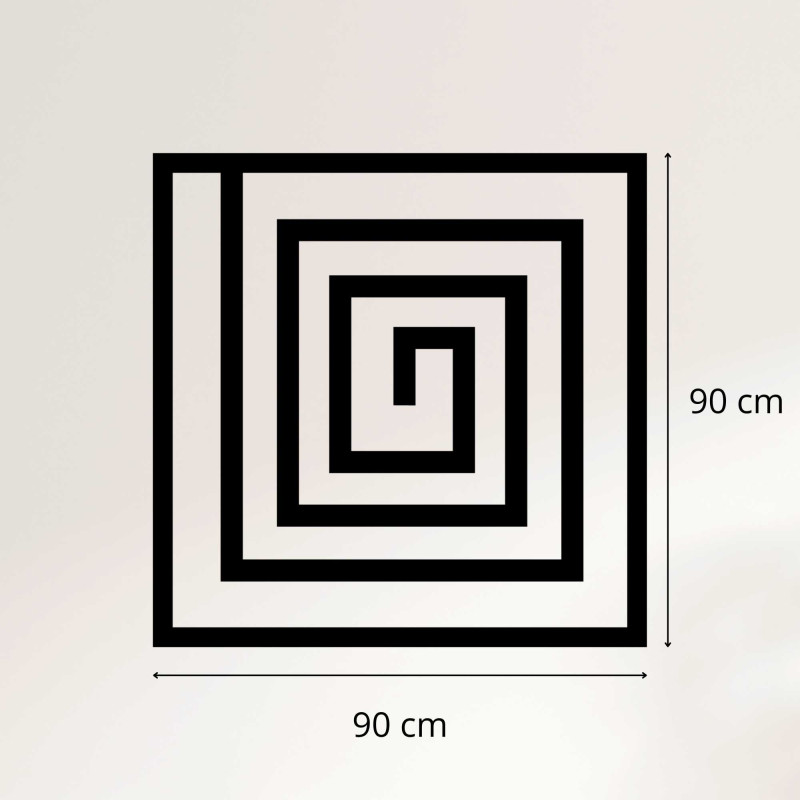 Wooden geometric decoration - WOORTLE