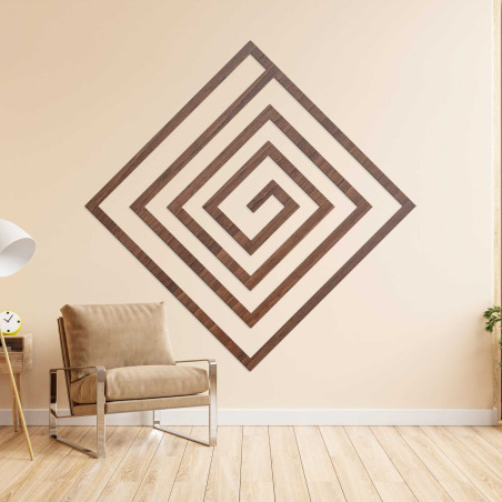 Wooden geometric decoration - WOORTLE