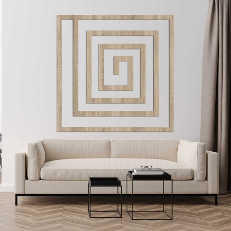 Wooden geometric decoration - WOORTLE