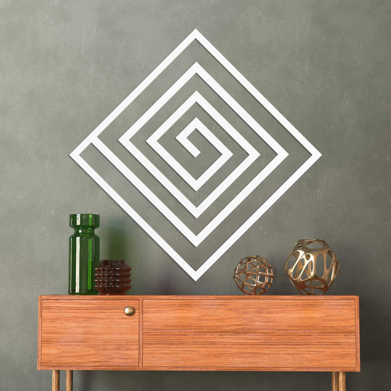 Wooden geometric decoration - WOORTLE