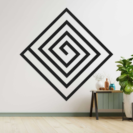 Wooden geometric decoration - WOORTLE