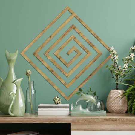 Wooden geometric decoration - WOORTLE