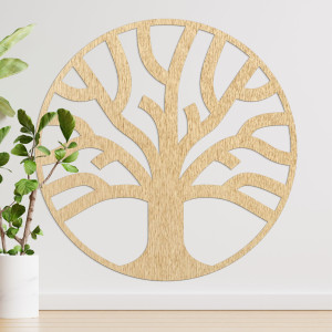 Elegant wooden wall decoration tree of life - SILVA 2
