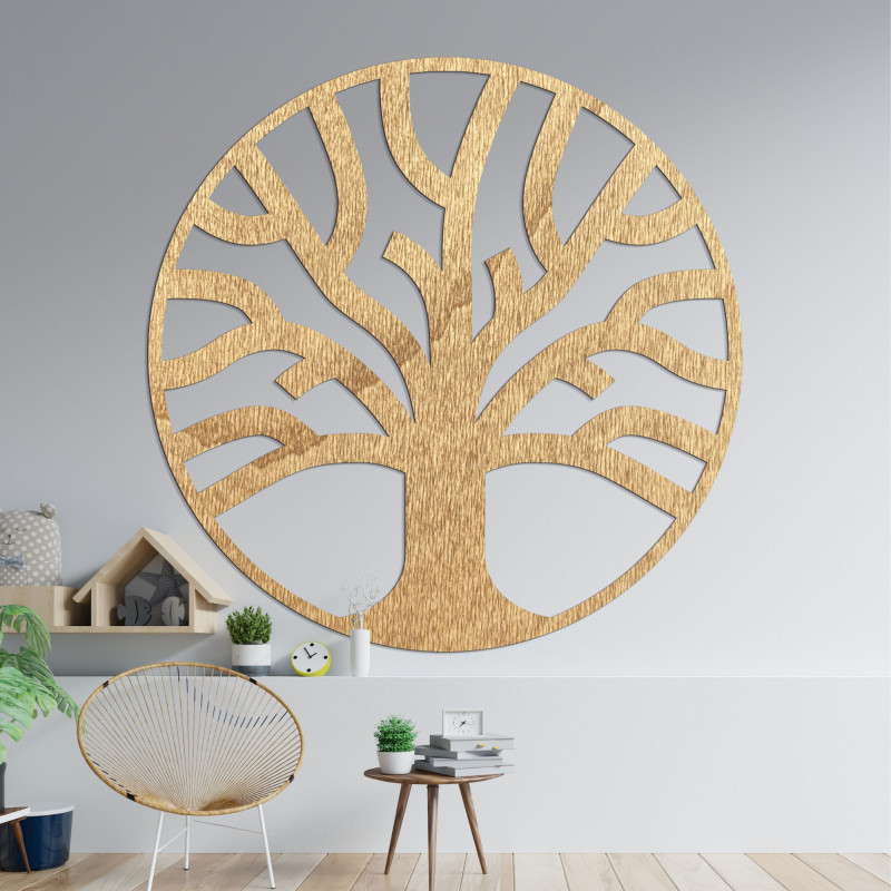 Elegant wooden wall decoration tree of life - SILVA
