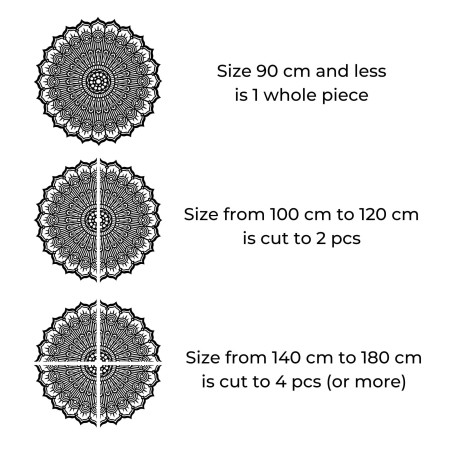 Wooden mandala wall decoration, image size Wooden mandala wall decoration, image size