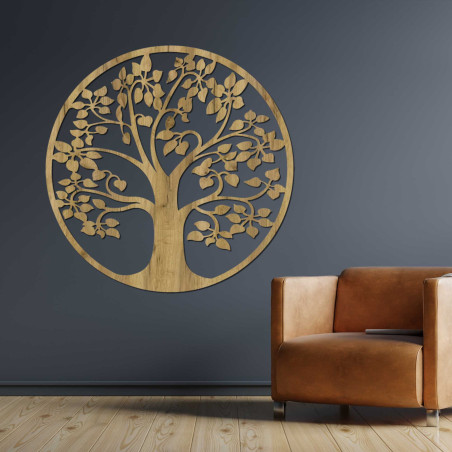 Wooden tree of life on the wall - DROTO