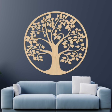 Wooden tree of life on the wall - DROTO