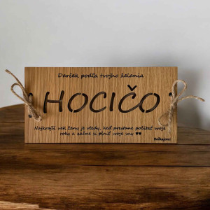 Wooden money envelope - ANY 20 x 10 cm 2