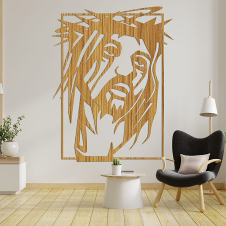 Wooden wall picture Jesus Christ - FAITHO