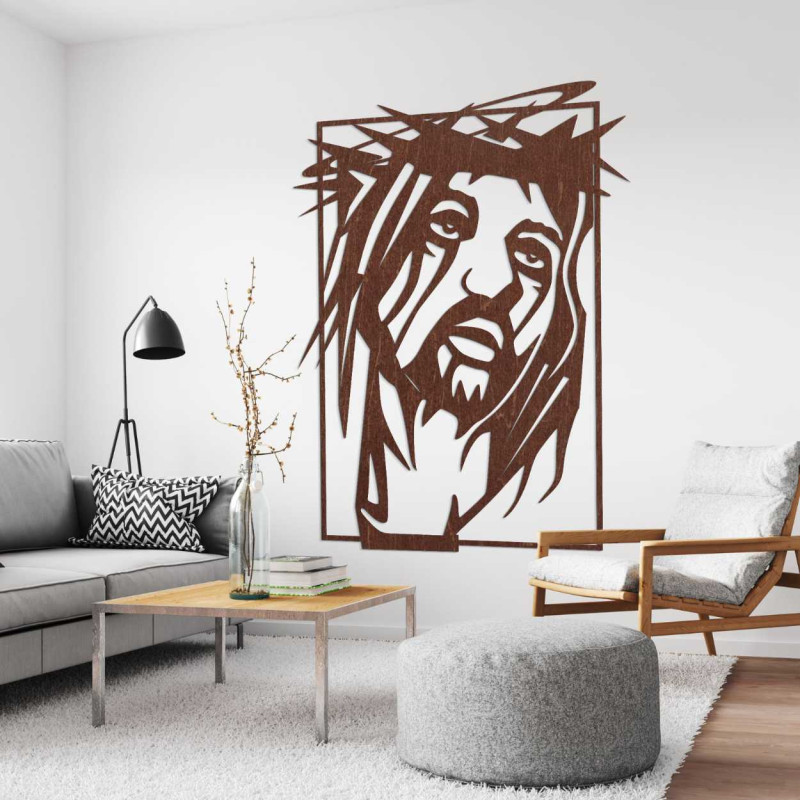 Wooden decoration Jesus Christ - FEIGHTO